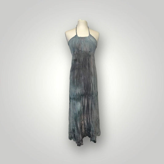 Jade Vintage  dress Gypsy 05 Silk Tie Dye Halter Maxi Dress Gypsy 05 Silk Tie Dye Halter Maxi Dress