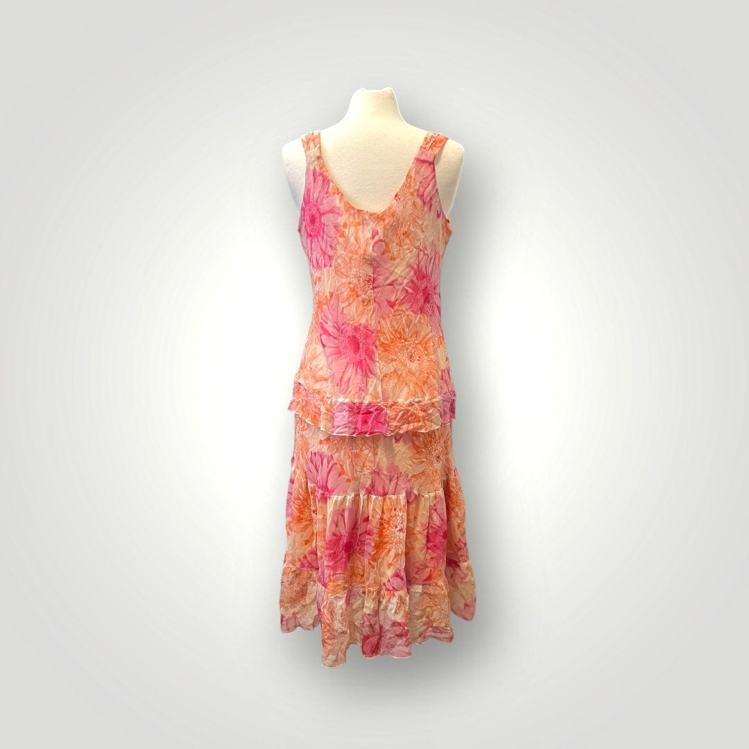 Jade Vintage  dress Pink Jonathan Martin Pink Ruffled Silk Fairy Dress Pink Jonathan Martin Pink Ruffled Silk Fairy Dress