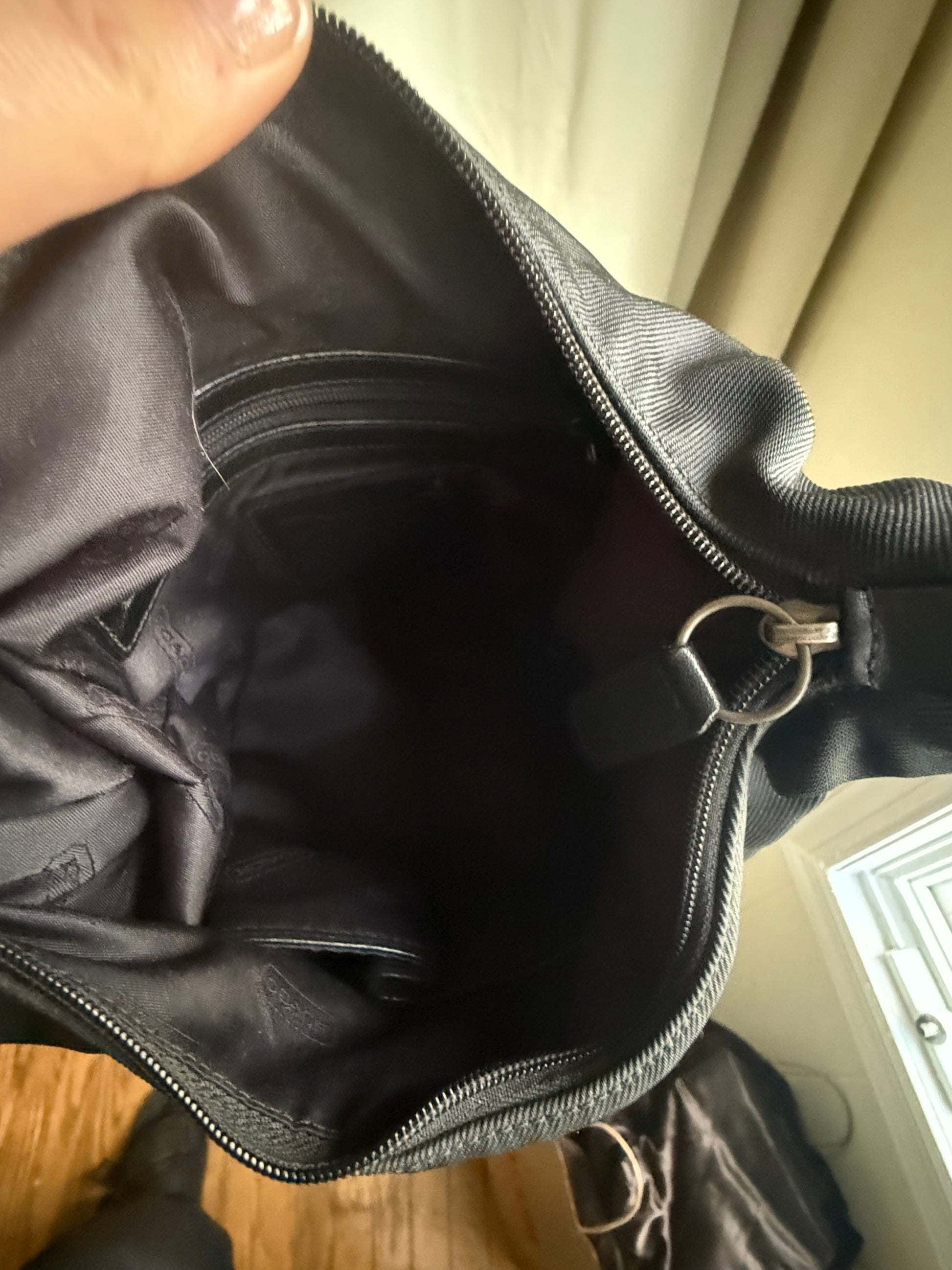Jade Vintage  Vintage Coach Black Nylon Shoulder Bag Vintage Coach Black Nylon Shoulder Bag
