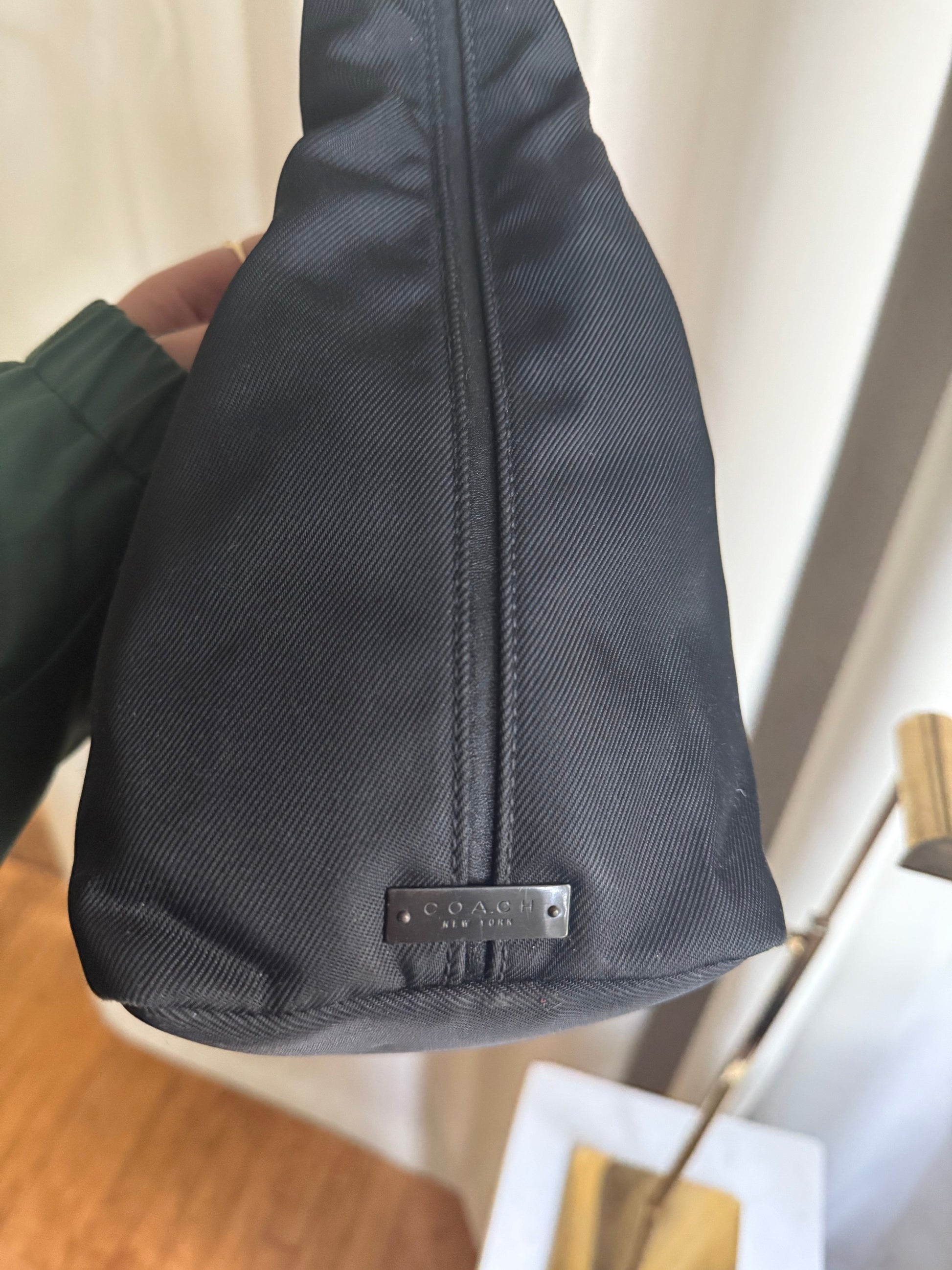 Jade Vintage  Vintage Coach Black Nylon Shoulder Bag Vintage Coach Black Nylon Shoulder Bag