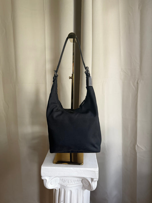 Jade Vintage  Vintage Coach Black Nylon Shoulder Bag Vintage Coach Black Nylon Shoulder Bag