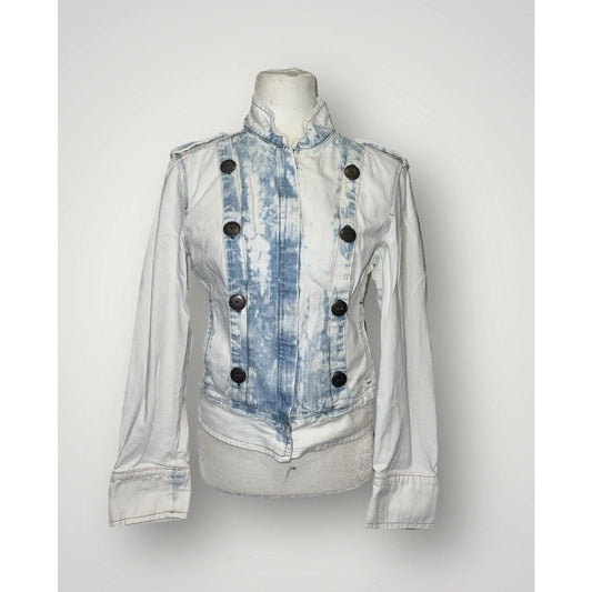 Miss Sixty Jacket Y2K Miss Sixty Denim Moto Jacket Acid Wash Style Size Small Y2K Miss Sixty Denim Moto Jacket Acid Wash Style Size Small